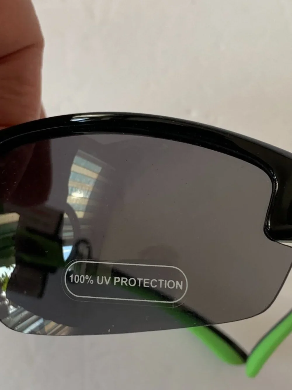 TEK GEAR SUNGLASSES BLACK/LIME 100% UV PROTECTION NEW MTG61SG21